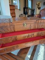 Oosterse brocante sieradenbox doos ladenkast naaidoos, Antiek en Kunst, Curiosa en Brocante, Ophalen of Verzenden