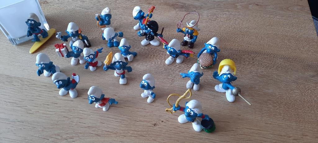 smurfen, Ophalen of Verzenden, Gebruikt, Verschillende Smurfen, Poppetje, Figuurtje of Knuffel