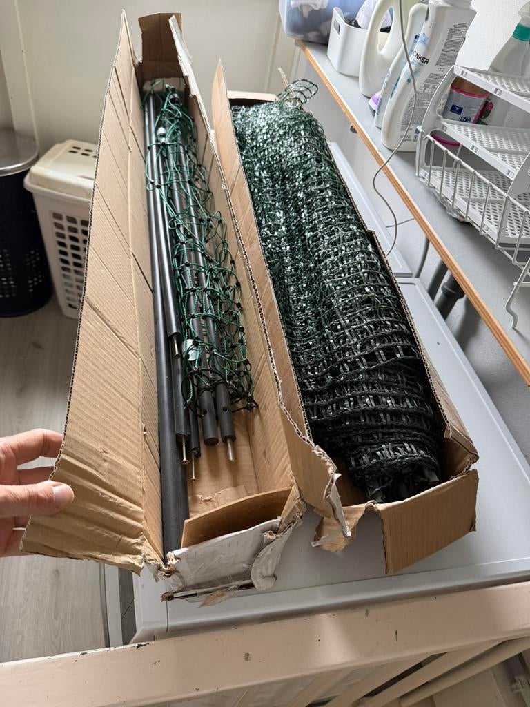 Omheiningsnet + toegangsdeur 20 meter, 80cm hoog, Dieren en Toebehoren, Honden-accessoires, Ophalen of Verzenden, Zo goed als nieuw