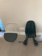 Qibbel fietsstoel en scherm zgan, Ophalen, Zo goed als nieuw