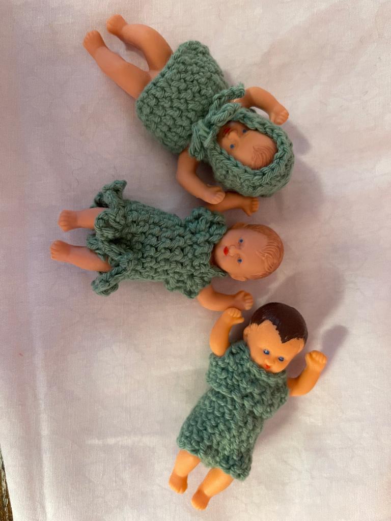 Poppenhuis popjes, Verzamelen, Poppenhuizen en Toebehoren, Ophalen of Verzenden, Gebruikt, Poppenhuis