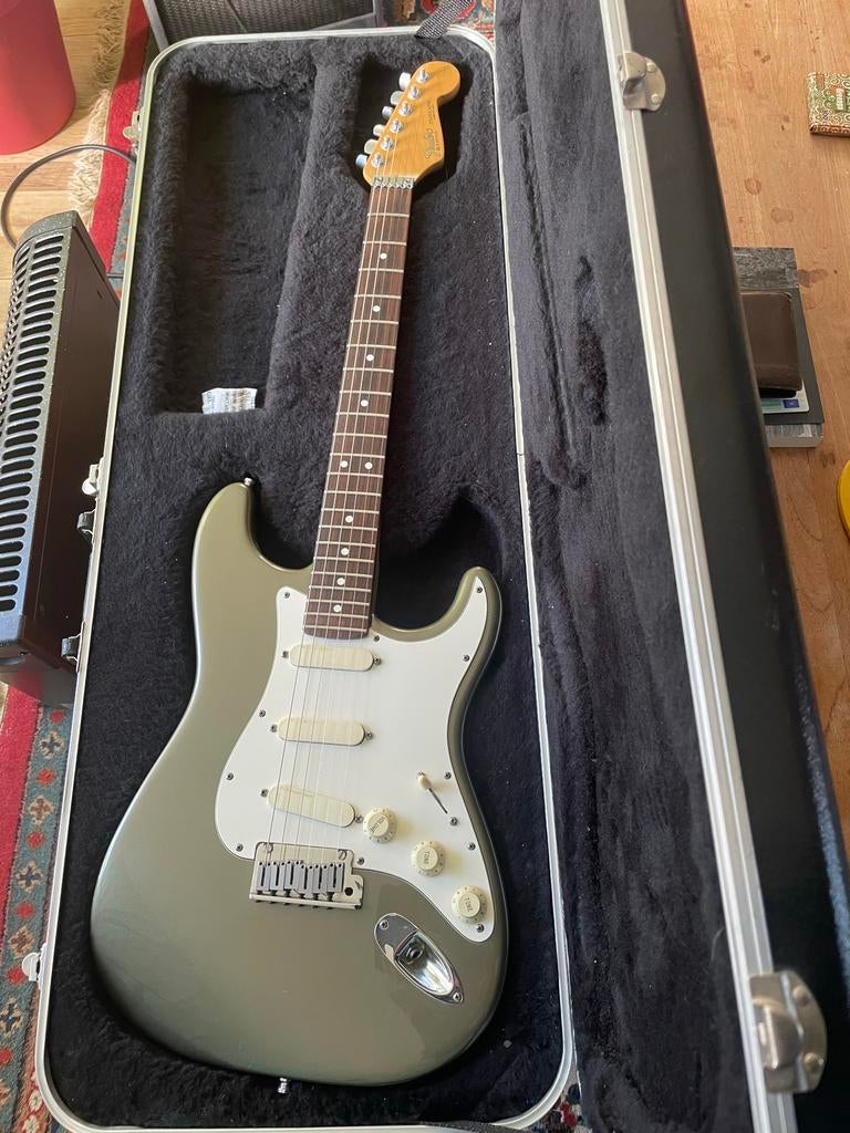Fender Stratocaster Plus 1988 E4 - Pewter -, Ophalen of Verzenden, Gebruikt, Solid body, Fender