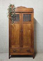 Antieke brocante Art Deco meidenkast vintage linnenkast kast, Ophalen of Verzenden