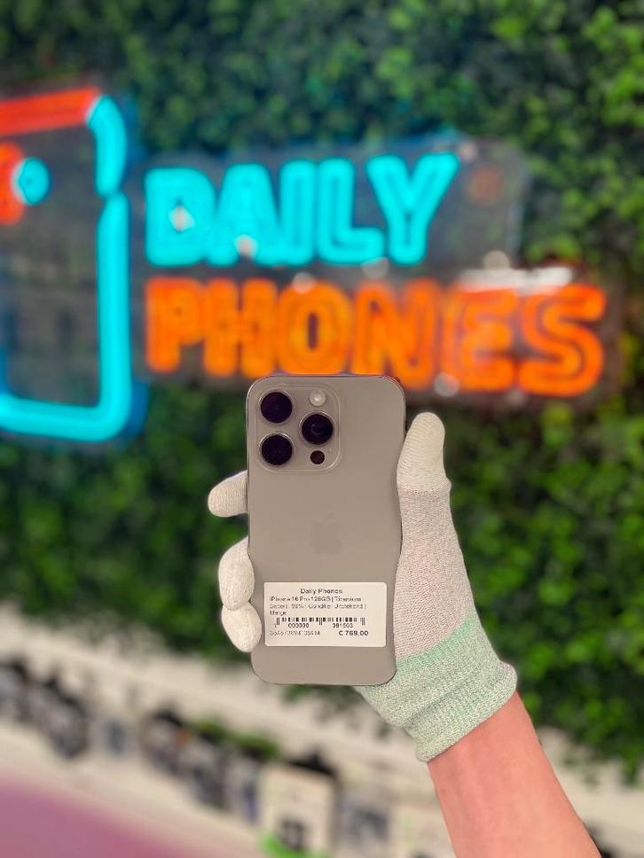 Zo goed als nieuw Apple iPhone 16 Pro 128GB, Telecommunicatie, Overige Telecommunicatie, Zo goed als nieuw, Ophalen of Verzenden