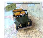 Jeep MF–722 , 16,5 cm lang * WEKENDE FRICTIE MOTOR *, Hobby en Vrije tijd, Ophalen of Verzenden, Bburago