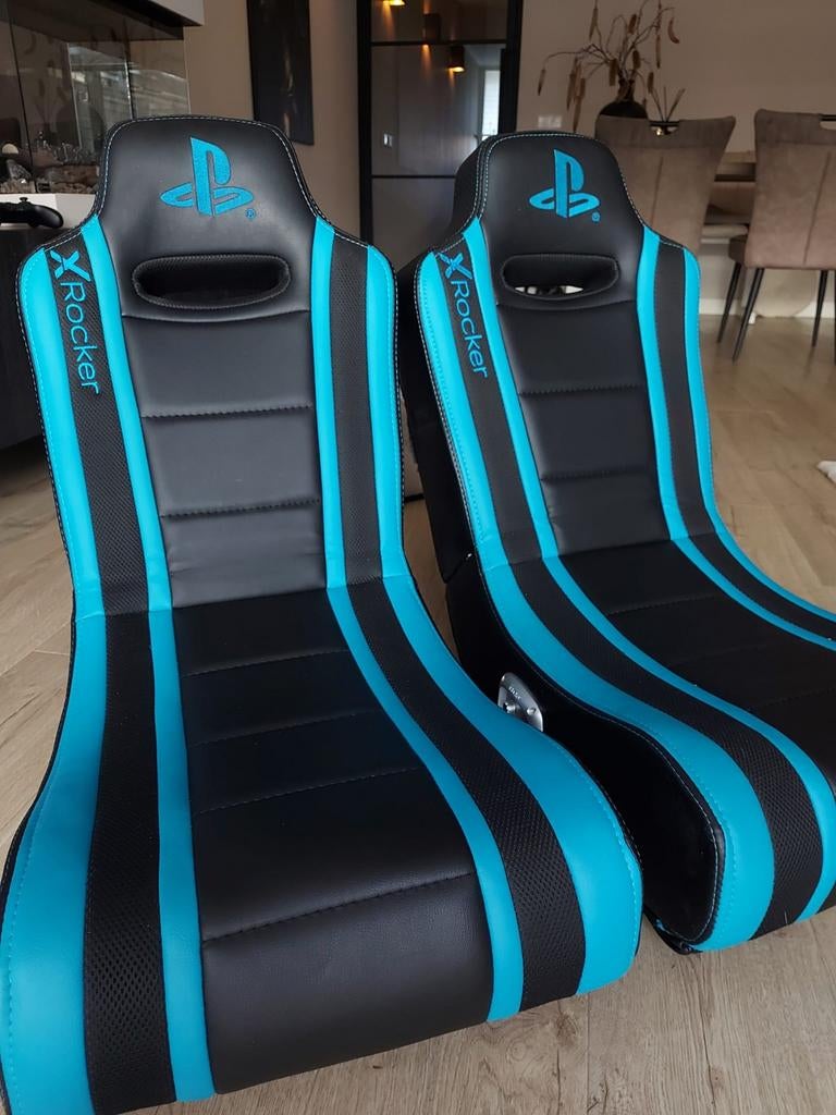 X Rocker gamestoelen playstation versie, Ophalen, Gebruikt, Zwart