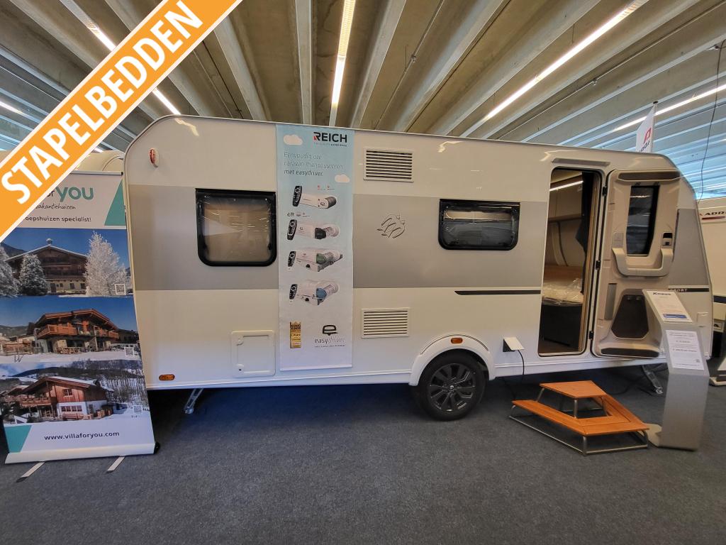 Knaus Sport 500 KD; zeer compleet uitgevoerd af fabriek, Schokbreker, Bedrijf, Treinzit, Knaus