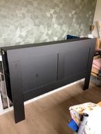 Ikea Brimnes bed achterwand zwart, Ophalen, Gebruikt, Zwart, Tweepersoons
