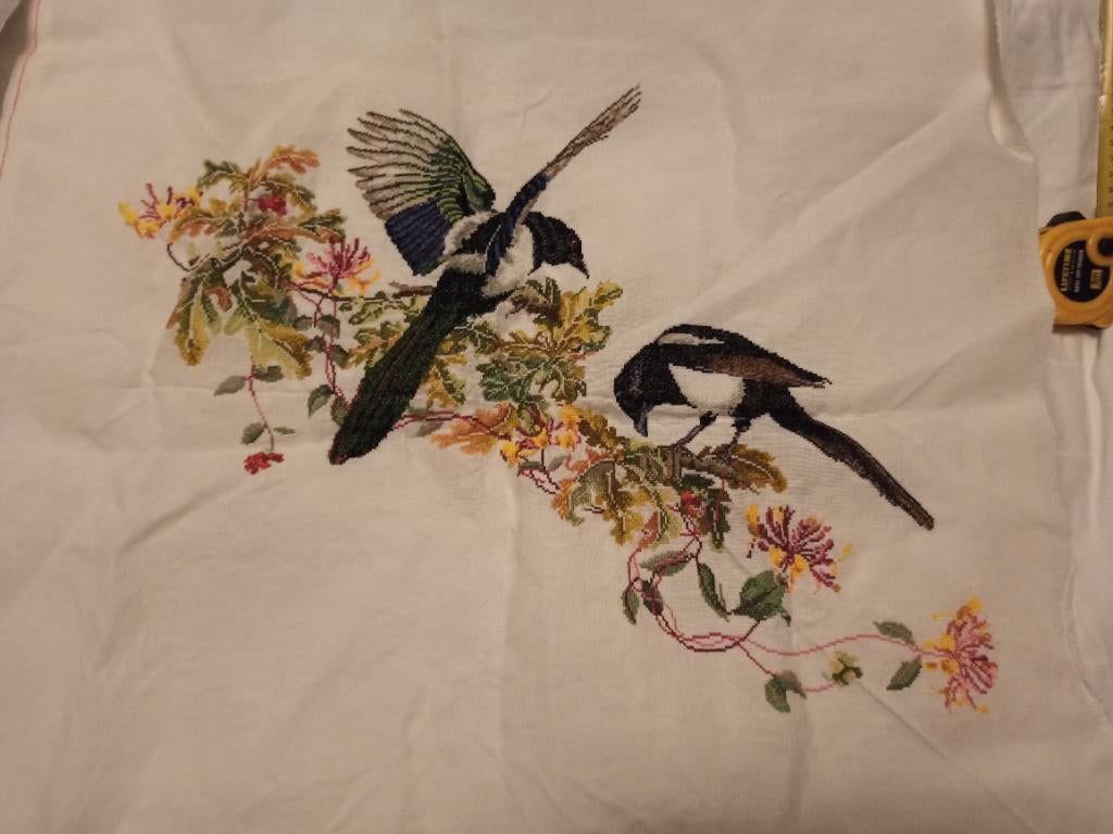 Borduurwerk Eksters Thea Gouverneur, Ophalen of Verzenden, Nieuw, Handborduren, Overige typen