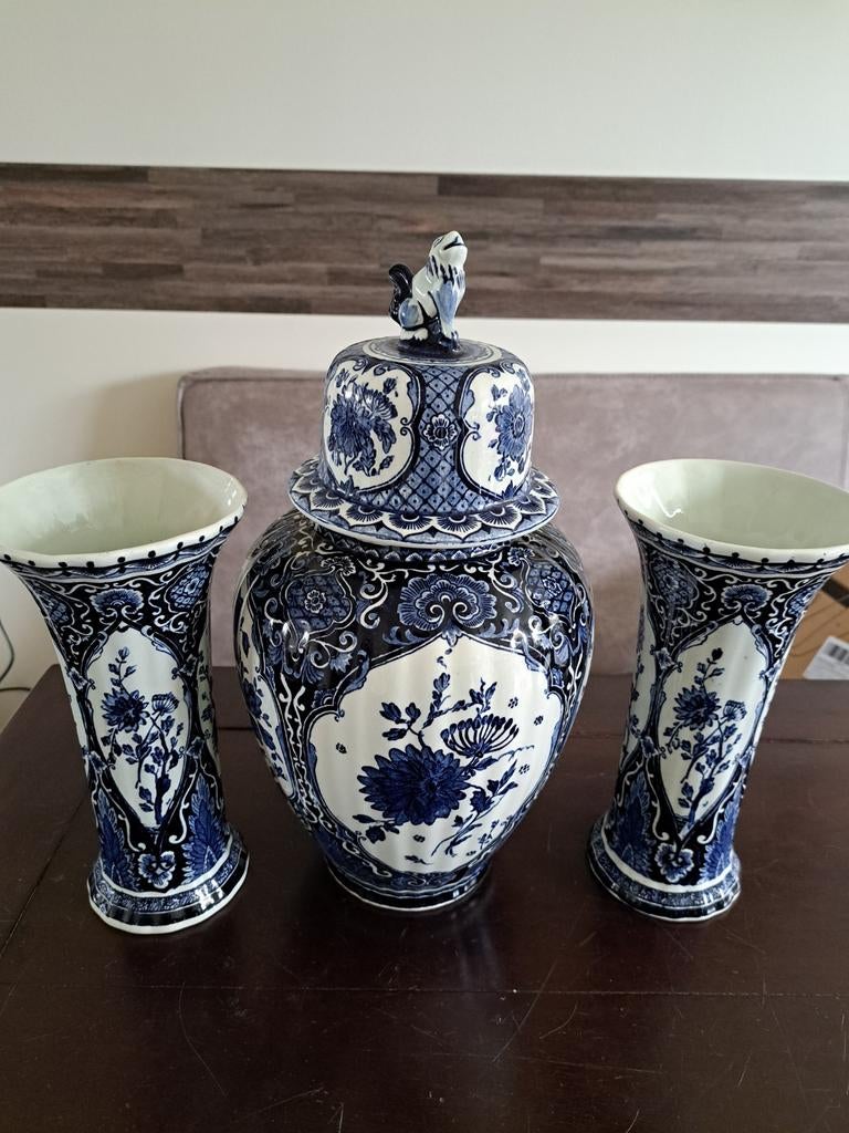 Prachtig Delfts Blauw kaststel. Royal by Boch. Gaaf!, Antiek en Kunst, Ophalen of Verzenden