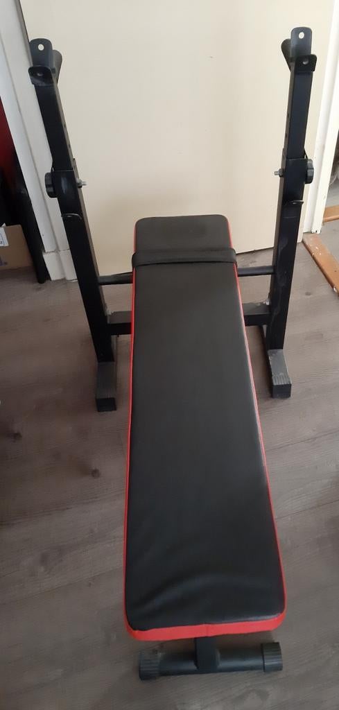 ZGAN Halterbank incl. Gewichten. NN, Ophalen, Zo goed als nieuw, Krachtstation