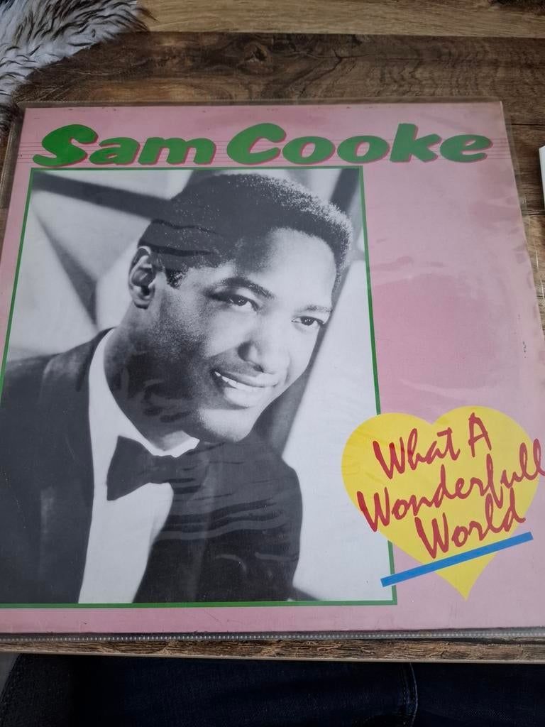 Sam Cooke - What A Wonderful World LP Vinyl, Cd's en Dvd's, Vinyl | R&B en Soul, Ophalen of Verzenden, Gebruikt, 12 inch