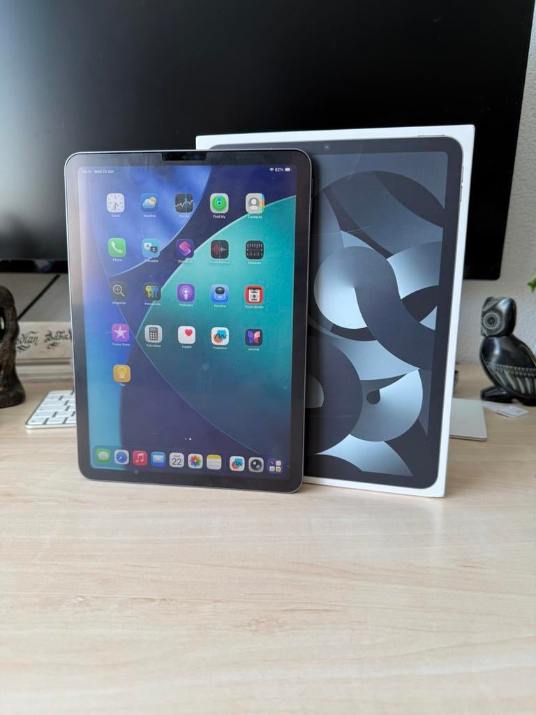 Ipad air 5e generatie - M1 - 2022 - 64GB, Computers en Software, Apple iPads, Zo goed als nieuw, Apple iPad Air, 11 inch, 256 GB