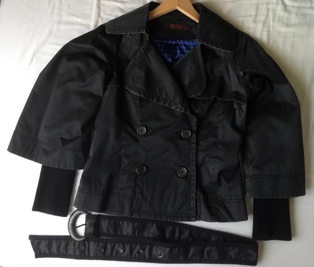 Stijlvolle jasje van Steps, donker grijs met zwart, maat: S, Kleding | Dames, Ophalen of Verzenden, Zo goed als nieuw, Steps, Jasje