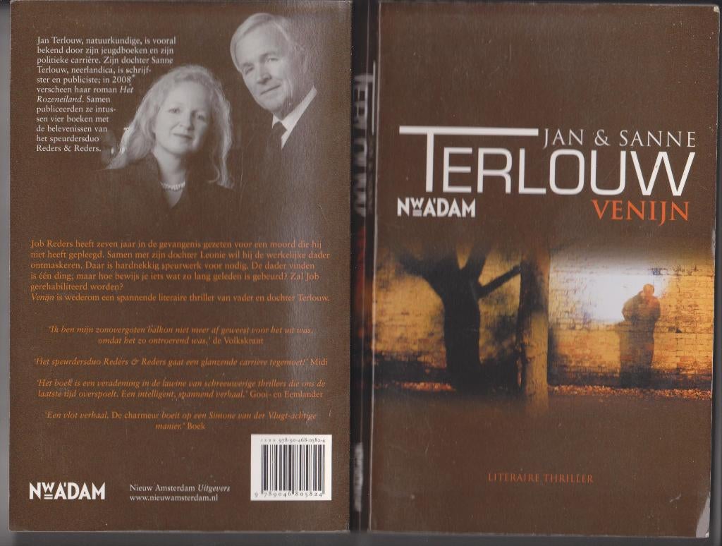 Venijn door Jan & Sanne Terlouw, Ophalen of Verzenden, Zo goed als nieuw, Nederland, Jan Terlouw