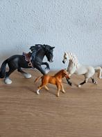 3 Schleich paarden, Arabische Merrie, Veulen en hengst, Ophalen of Verzenden, Zo goed als nieuw, Paard, Beeldje of Figuurtje