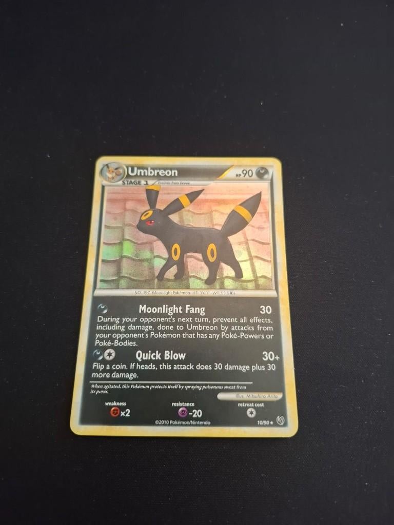 Umbreon (UD 10) holo, 2010, Ophalen of Verzenden, Zo goed als nieuw, Losse kaart, Foil
