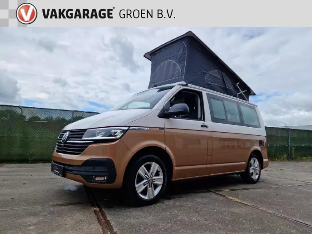 Volkswagen CALIFORNIA T6.1 California Two-tone 4Motion 200PK, Caravans en Kamperen, Campers, Automaat, Buscamper of Camperbus