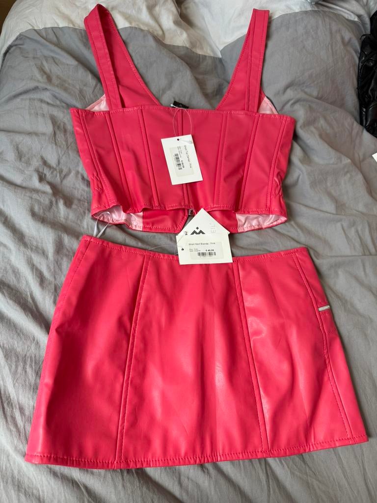 Wetlook lingerie set, Verzenden, Nieuw, Zwart, Overige typen