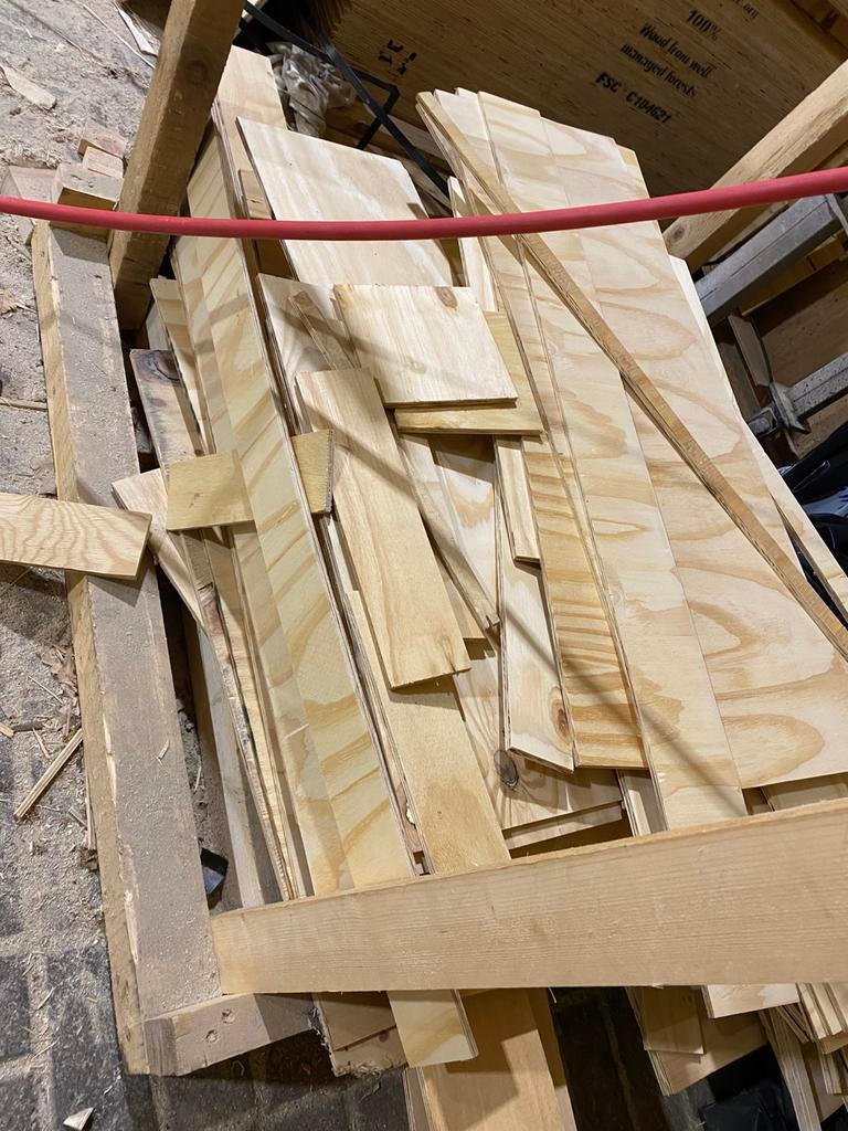 Underlayment 9 mm resstukken, Doe-het-zelf en Verbouw, Platen en Panelen, Ophalen of Verzenden