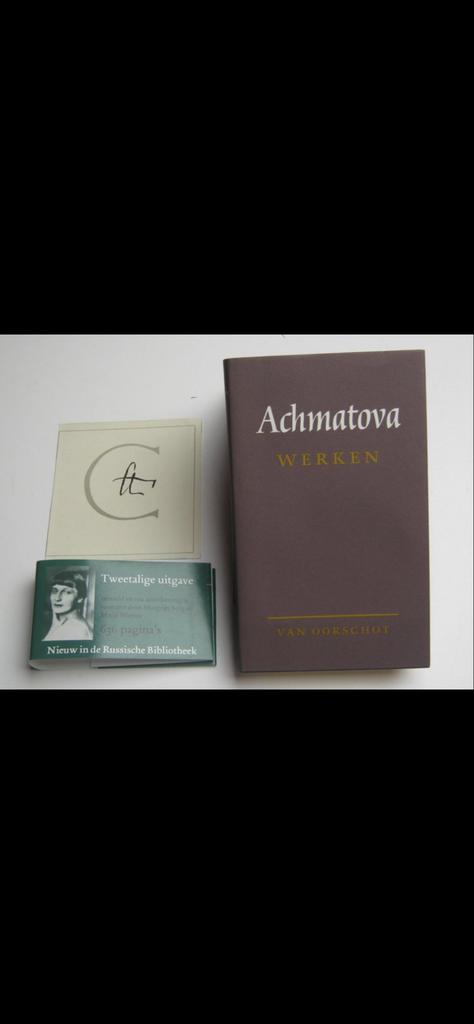 Achmatova Werken - Tweetalige uitgave, Boeken, Verzenden, Gelezen, Eén auteur