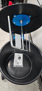 HBM Cementmixer, Mengmachine Voor Tegellijm, Verf. 50 Liter, Ophalen of Verzenden, Zo goed als nieuw