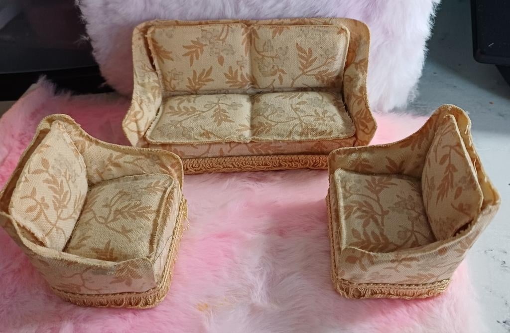 Poppenhuis lundby bankstel, Ophalen of Verzenden, Gebruikt, Poppenhuis