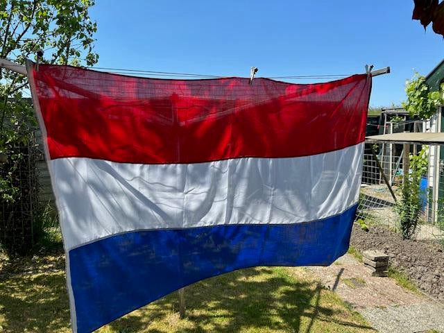 Grote Nederlandse vlag., Diversen, Ophalen, Zo goed als nieuw