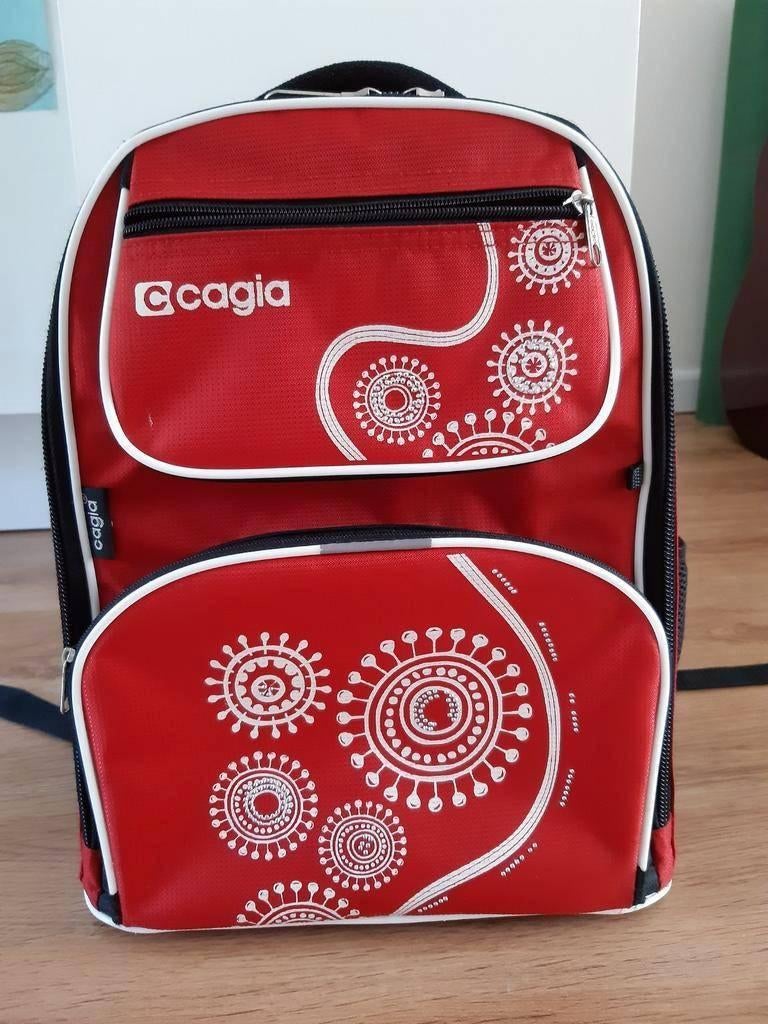 Schoolrugzak Cagia 8x30x17cm, Sieraden, Tassen en Uiterlijk, Tassen | Schooltassen, 30 tot 40 cm, Rugtas, Ophalen of Verzenden