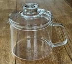 Vintage glazen theepot van Douwe Egberts / Pickwick, Ophalen of Verzenden, Zo goed als nieuw