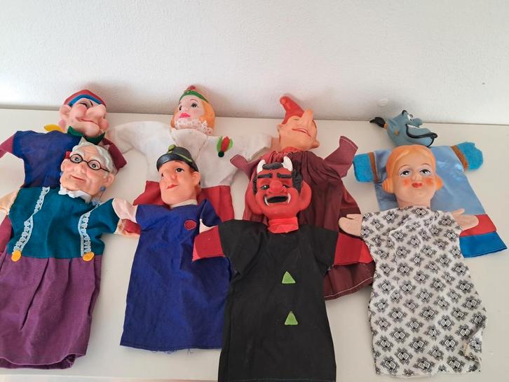 Set van 8 handpoppen, Kinderen en Baby's, Speelgoed | Overig, Ophalen of Verzenden