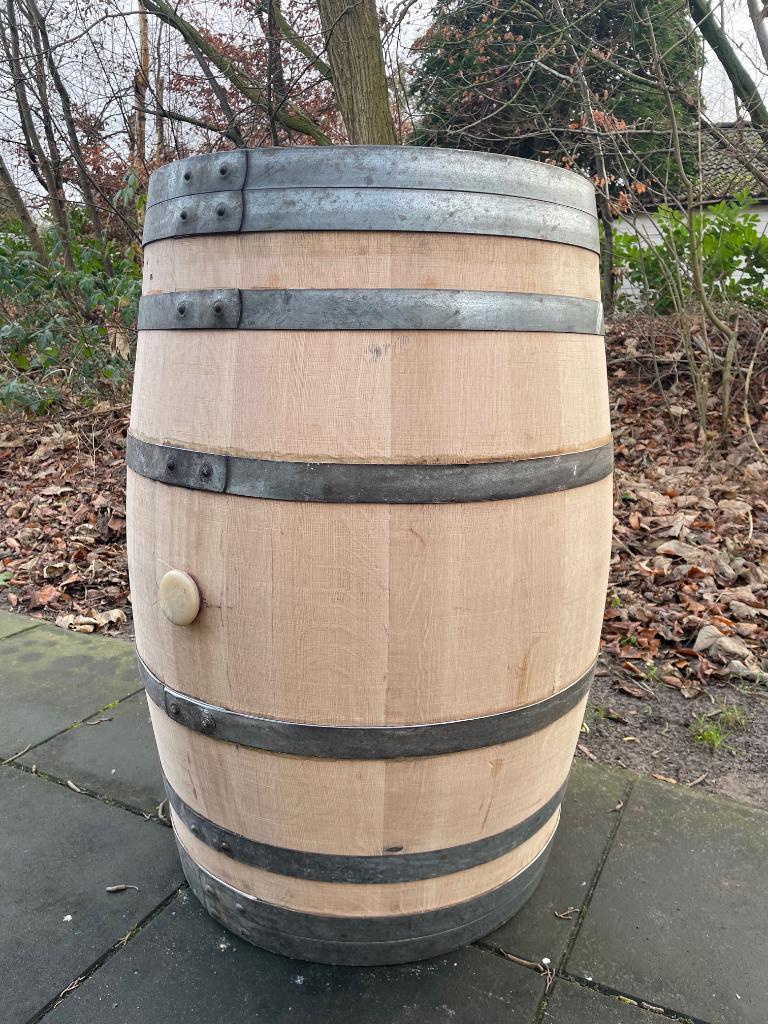 Nieuw* 225 Ltr wijnvaten / wijnton / regenton., 150 liter of meer, Ophalen, Zo goed als nieuw, Hout