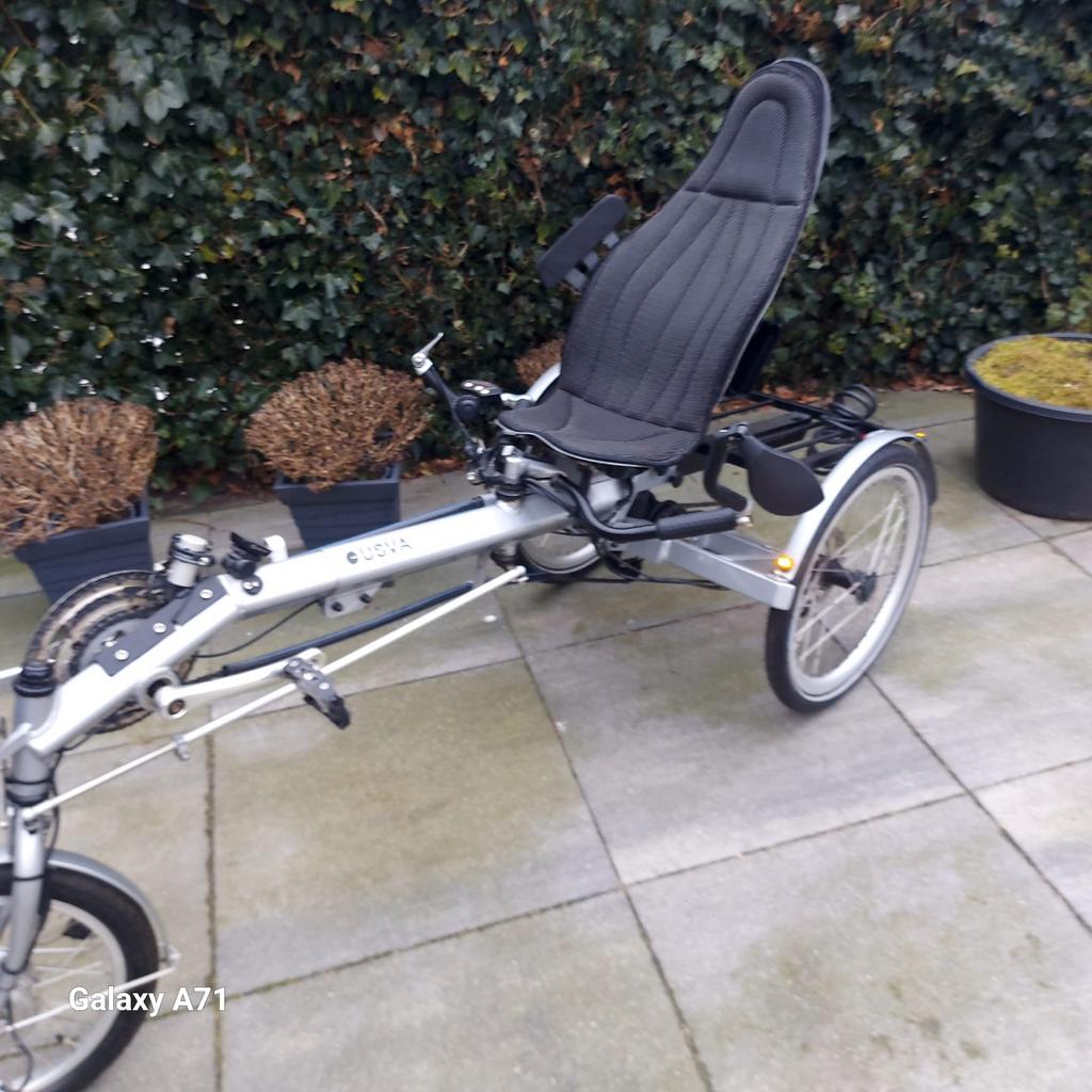 ElektrischeUsva Ligfiets Driewieler - Comfortabel en Stabiel, Fietsen en Brommers, Fietsen | Ligfietsen, Ophalen, Gebruikt, Onderstuur