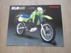 Kawasaki KLR 600 brochure folder 1986 ?, Ophalen of Verzenden, Kawasaki