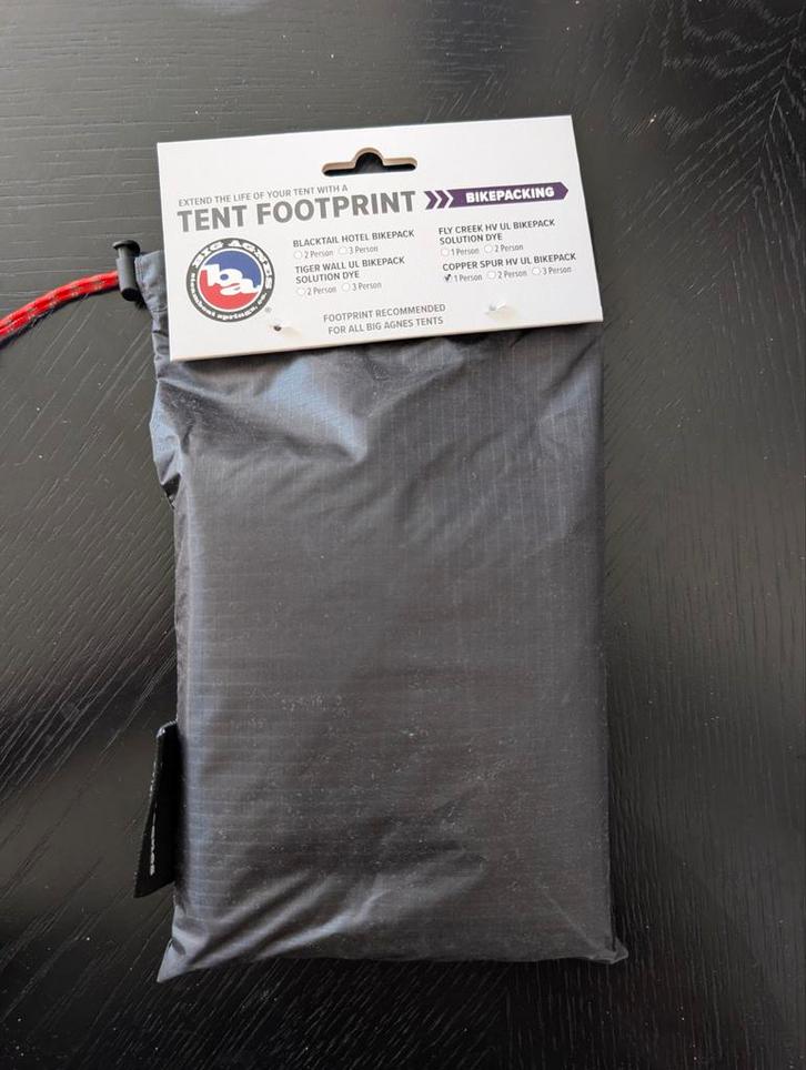 Nieuw: Big Agnes Tent Copper Spur HV UL 1 Bikepack Footprint, Caravans en Kamperen, Tentaccessoires, Nieuw, Ophalen of Verzenden