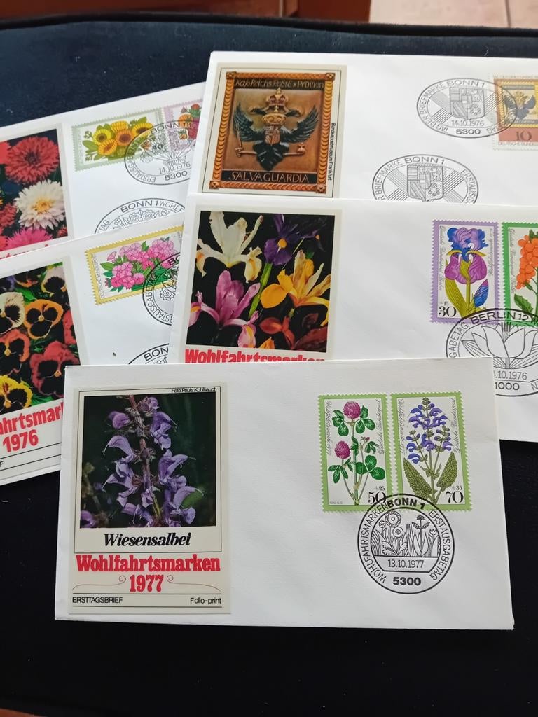 9 Wolfartsmarken., Postzegels en Munten, Postzegels | Eerstedagenveloppen, Ophalen of Verzenden, Nederland