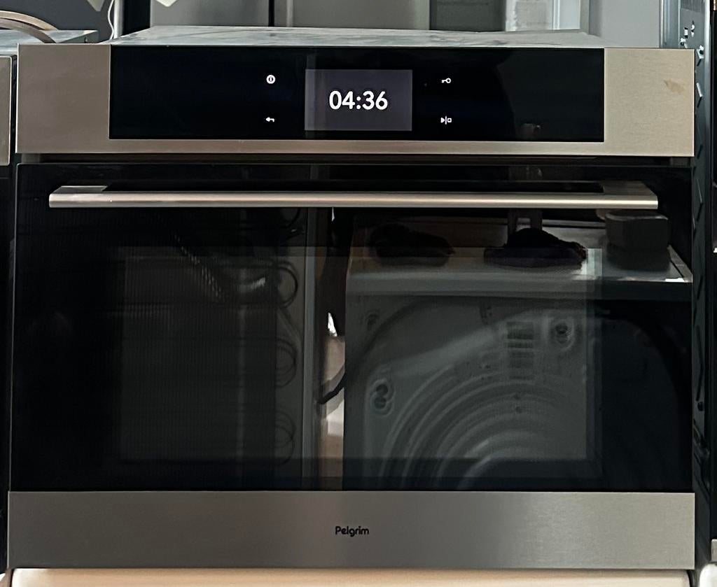 PELGRIM 51L TFT DISPLAY INBOUW COMBI OVEN AutoRecepten, Witgoed en Apparatuur, Ovens, 45 tot 60 cm, Info@adoswitgoed.nl, Refurbished