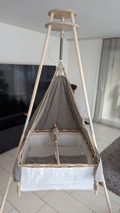 Hussh Tweelingwieg absolute nieuwstaat. Wieg, Ophalen, Gebruikt, Wieg