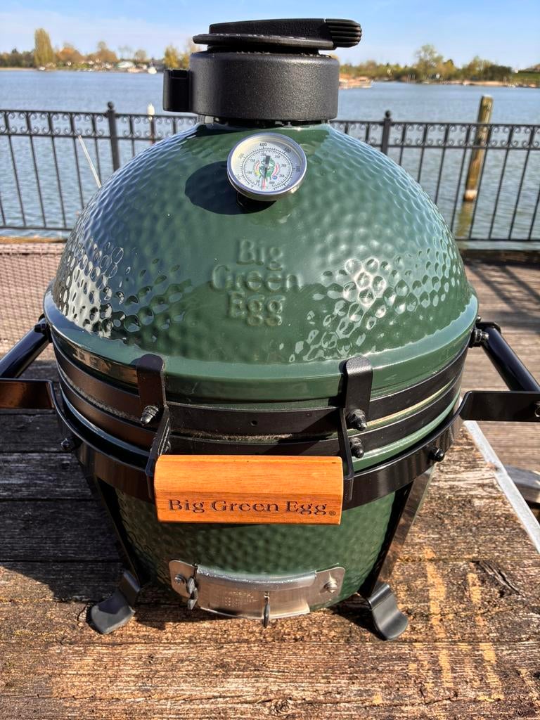 Big Green egg mini max nieuw model, Ophalen, Zo goed als nieuw, Big Green Egg, Met accessoires