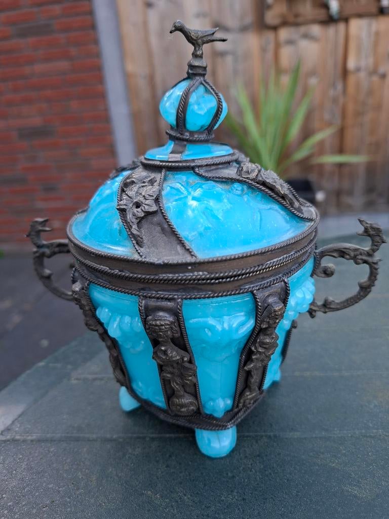 Oud glas schaaltje oud, Ophalen of Verzenden