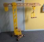 Goki - Grote houten hijskraan - speelgoed - heel netjes, Ophalen, Zo goed als nieuw, Overige typen