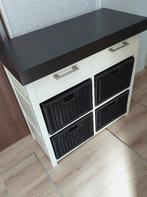 KEUKENBLOK KAST LOS MET IKEA WERKBLAD EN MANDEN, Huis en Inrichting, Keuken | Keukenelementen, Ophalen, 50 tot 100 cm, Zo goed als nieuw