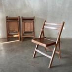Oude stoelen, klapstoel, klapstoelen, vintage stoel, Ophalen, Zo goed als nieuw, Bruin