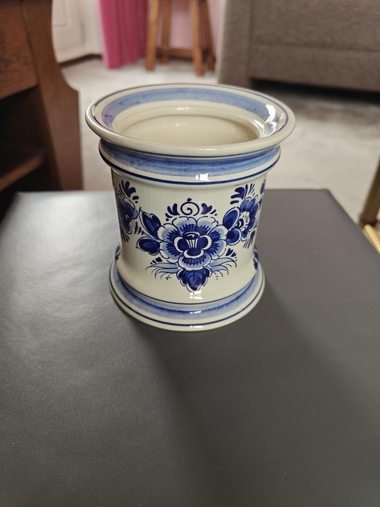 Delfts Blauw Aardewerk Potje/Vaasje, Antiek en Kunst, Ophalen of Verzenden