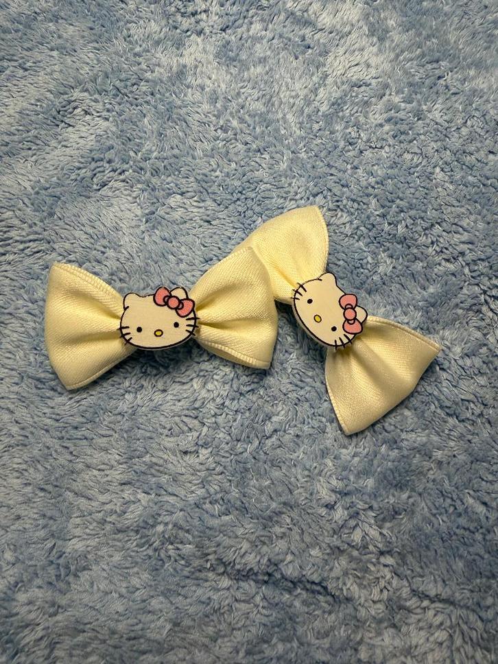 Hello Kitty haarspelden handgemaakt per 2 stuks, Kinderen en Baby's, Kindermode-accessoires, Nieuw, Ophalen of Verzenden
