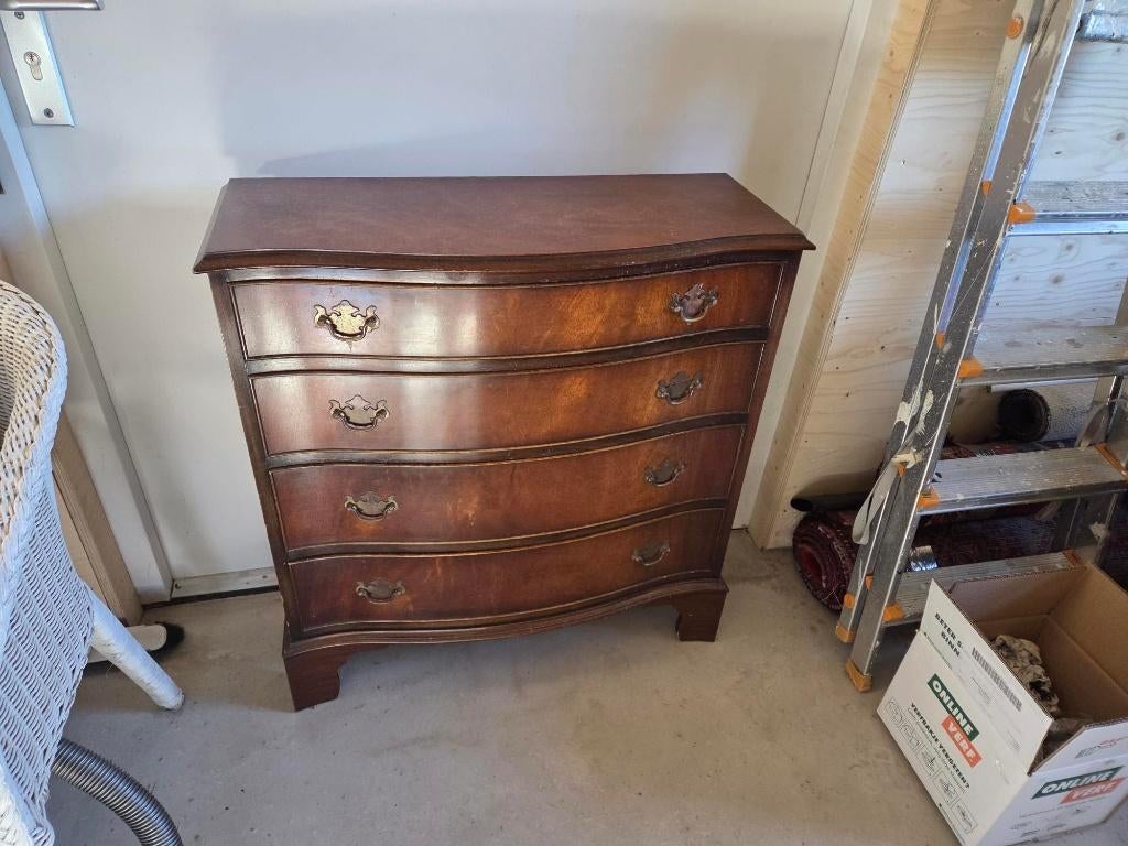 Antiek mahonie ladenkast, Antiek en Kunst, Ophalen