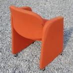 4x stijlvolle Ahrend bureaustoelen op wieltjes - oranje, Huis en Inrichting, Ophalen, Gebruikt, Oranje, Bureaustoel