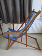 Antieke ligstoel tuinstoel vintage bijna 100 jaar oud, Ophalen