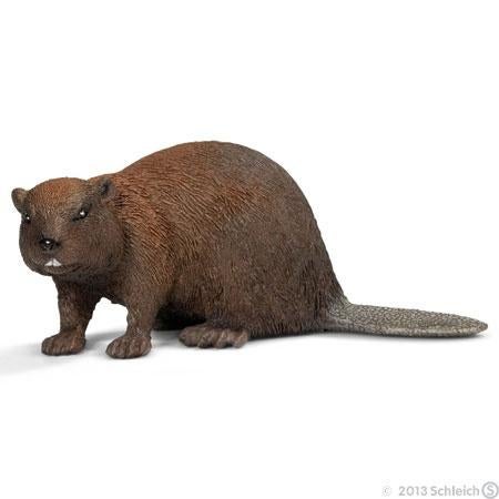 Schleich 14693 bever, dierfiguur, Ophalen of Verzenden, Gebruikt, Overige soorten, Beeldje of Figuurtje