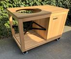 Massief eiken buitenkeuken bbqmeubel, Ophalen, Nieuw, Houtskool